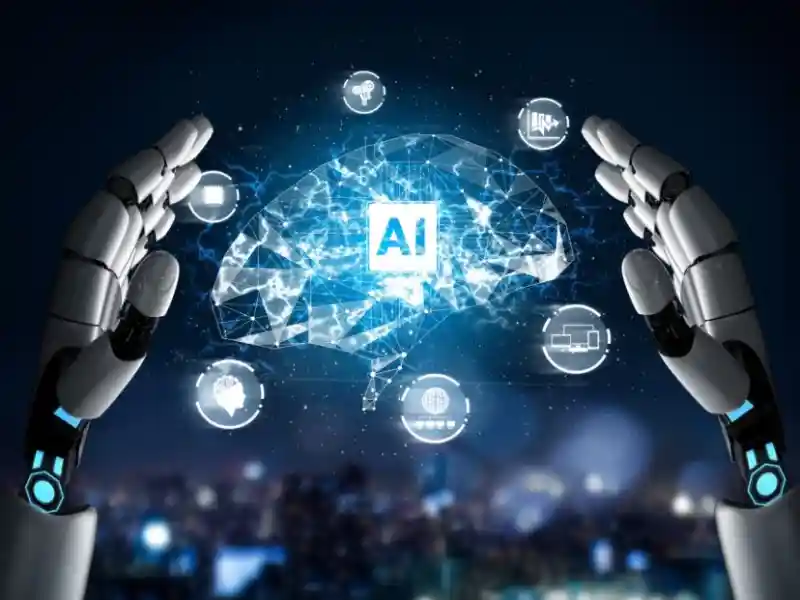 Illustration of a secure AI framework protecting AI systems from cyber threats, ensuring data security, model integrity, and compliance.