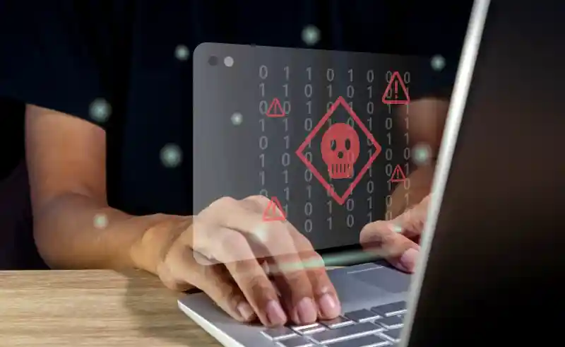Illustration showing a business implementing PCI DSS compliance measures to protect payment card data from cyber threats.