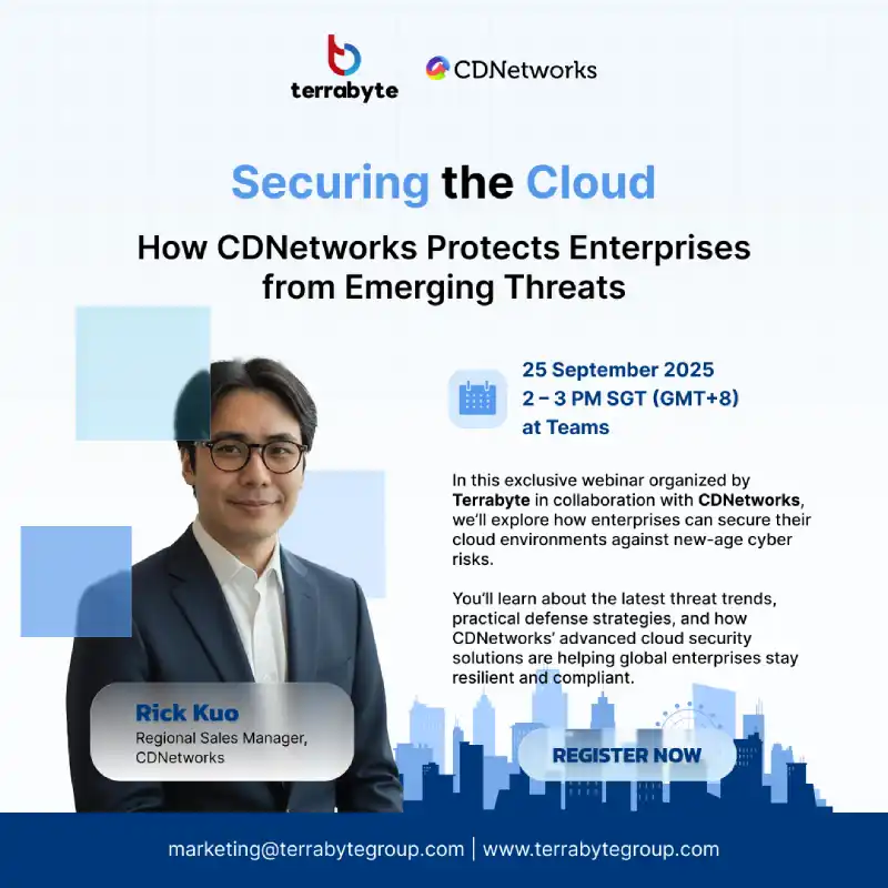 Terrabyte x CDNetwork Webinar 2025 event banner