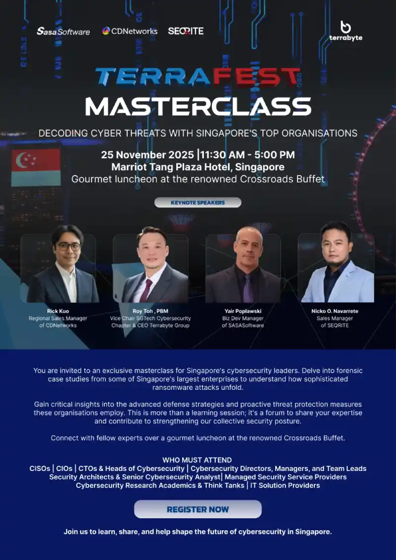 TerraFEST Singapore 2025 event banner
