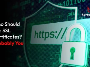Illustration showing the importance of SSL certificates for various websites, including e-commerce, blogs, and nonprofits, for data protection and user trust.